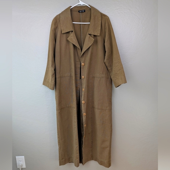 Ilana Kohn Brown Trench Coat - Picture 1 of 4